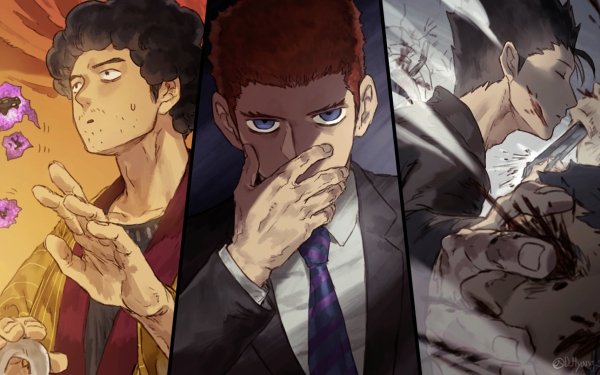 Anime Mob Psycho 100 Ryo Shimazaki Toichiro Suzuki Katsuya Serizawa HD Wallpaper | Background Image