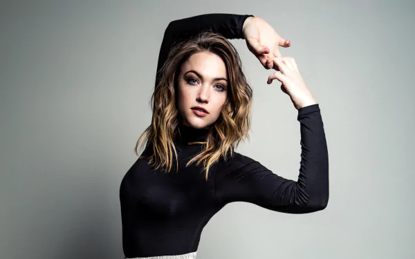 blue eyes brunette American actress Celebrity Violett Beane HD Desktop Wallpaper | Background Image