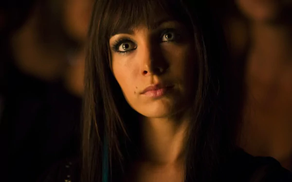 face green eyes brunette actress Latvian Ksenia Solo TV Show Orphan Black HD Desktop Wallpaper | Background Image