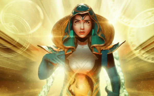 League Of Legends Sona (League Of Legends) woman cosplay HD Desktop Wallpaper | Background Image