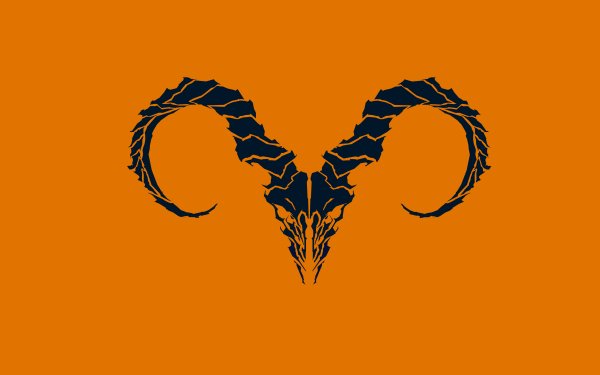 TV Show Game Of Thrones House Ulryden orange Logo HD Wallpaper | Background Image