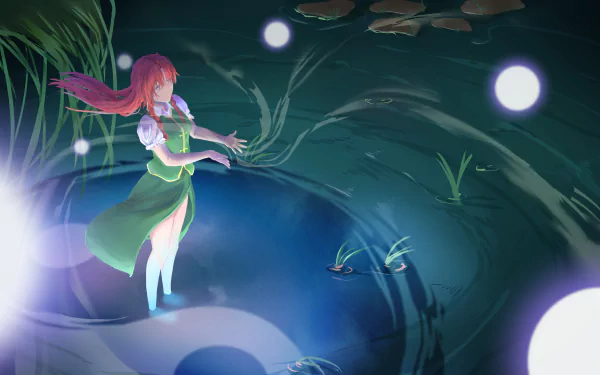 Hong Meiling Anime Touhou HD Desktop Wallpaper | Background Image