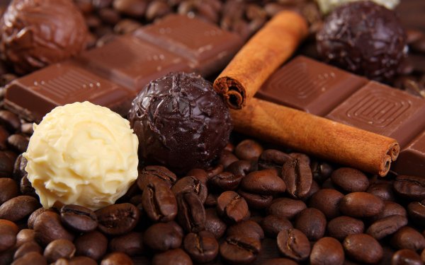Nahrungsmittel Schokolade Kaffee HD Wallpaper | Hintergrund