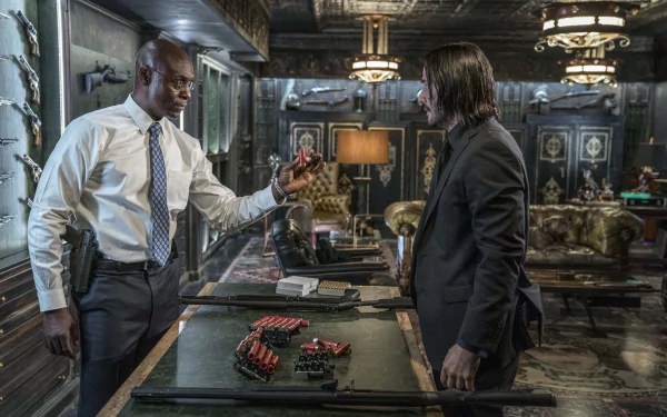 Lance Reddick John Wick Keanu Reeves movie John Wick: Chapter 3 - Parabellum HD Desktop Wallpaper | Background Image