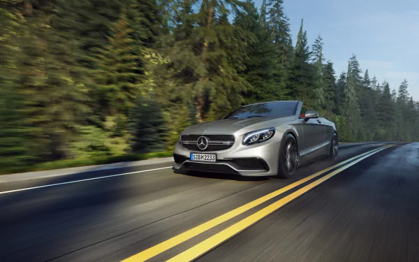 silver car car Mercedes-Benz vehicle Mercedes-Benz S63 AMG HD Desktop Wallpaper | Background Image