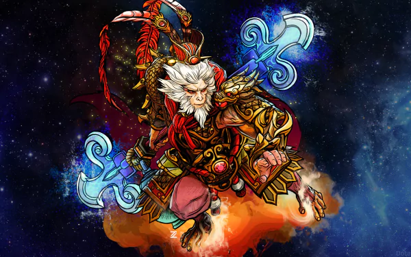 Monkey King (DotA 2) video game DotA 2 HD Desktop Wallpaper | Background Image