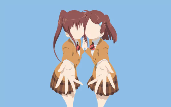 Riko Suminoe Ako Suminoe Anime KissXSis HD Desktop Wallpaper | Background Image