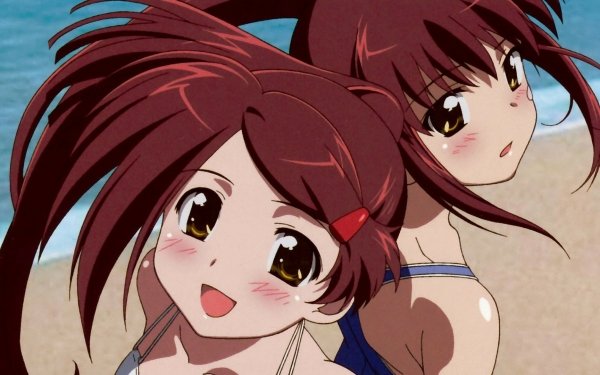 Anime Kiss×sis Ako Suminoe Riko Suminoe HD Wallpaper | Background Image