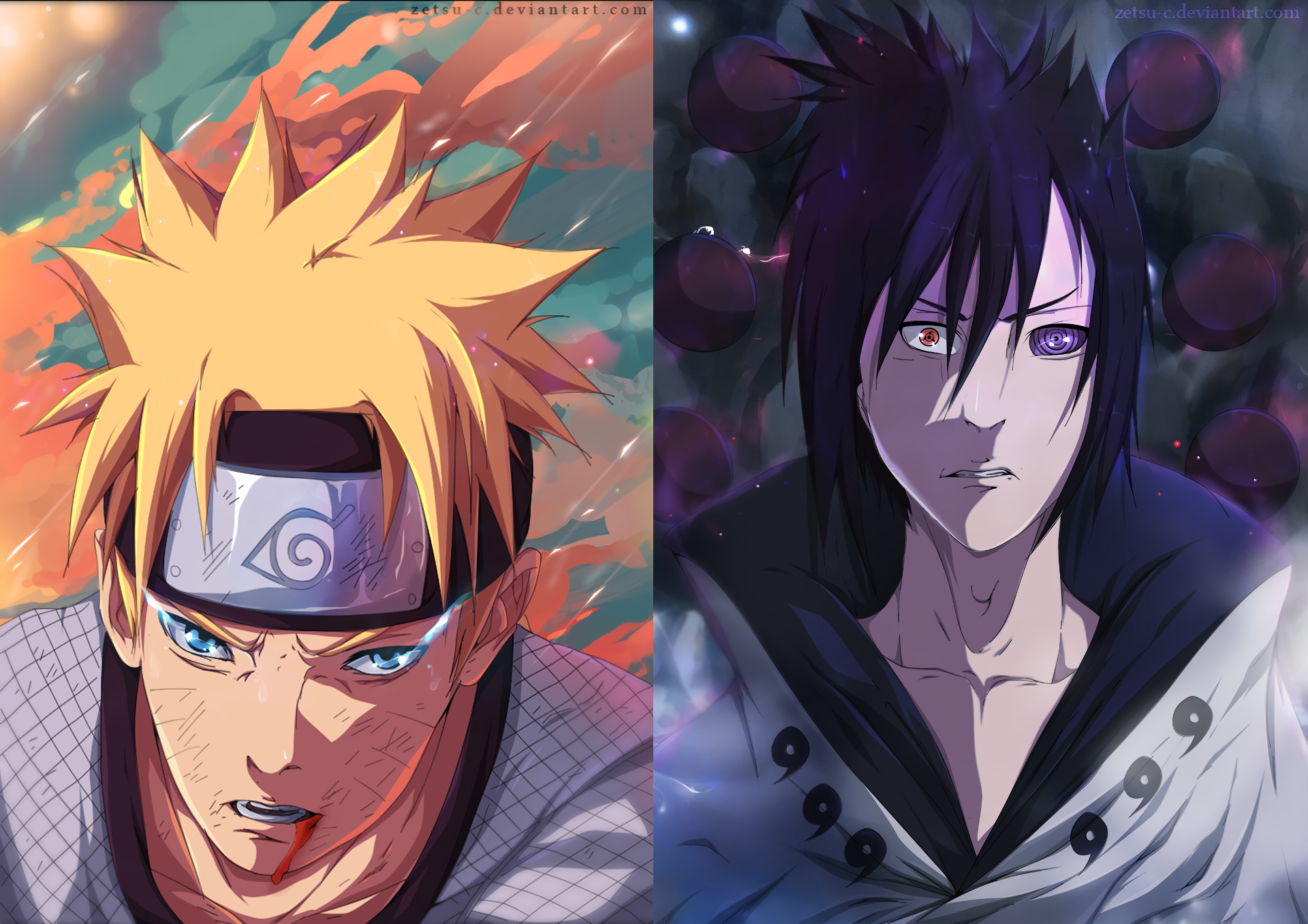 sasuke uchiha vs naruto uzumaki final battle