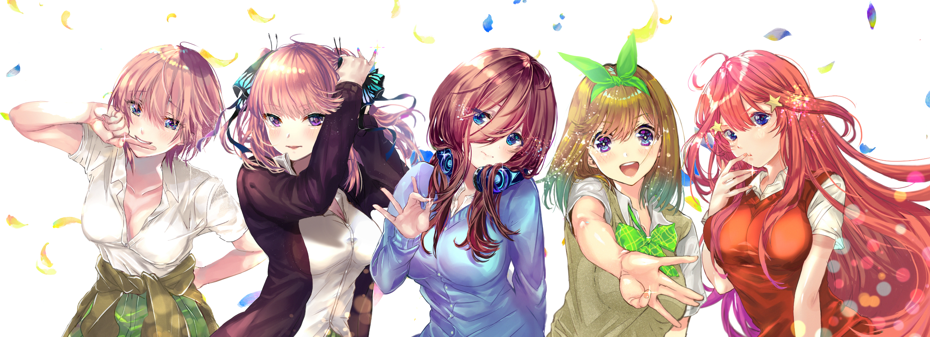 5Toubun no Hanayome 21:9 Ultrawide Wallpaper by gulitiasinjurai on