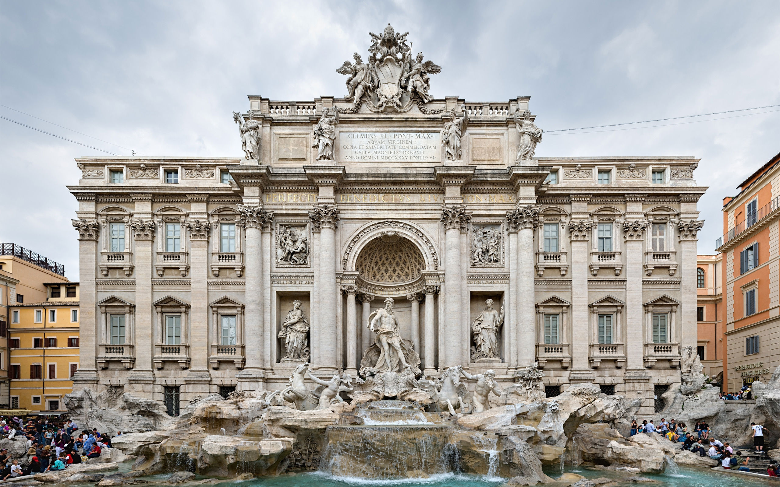 Fontana di Trevi Italy, a stunning fountain in Italy.