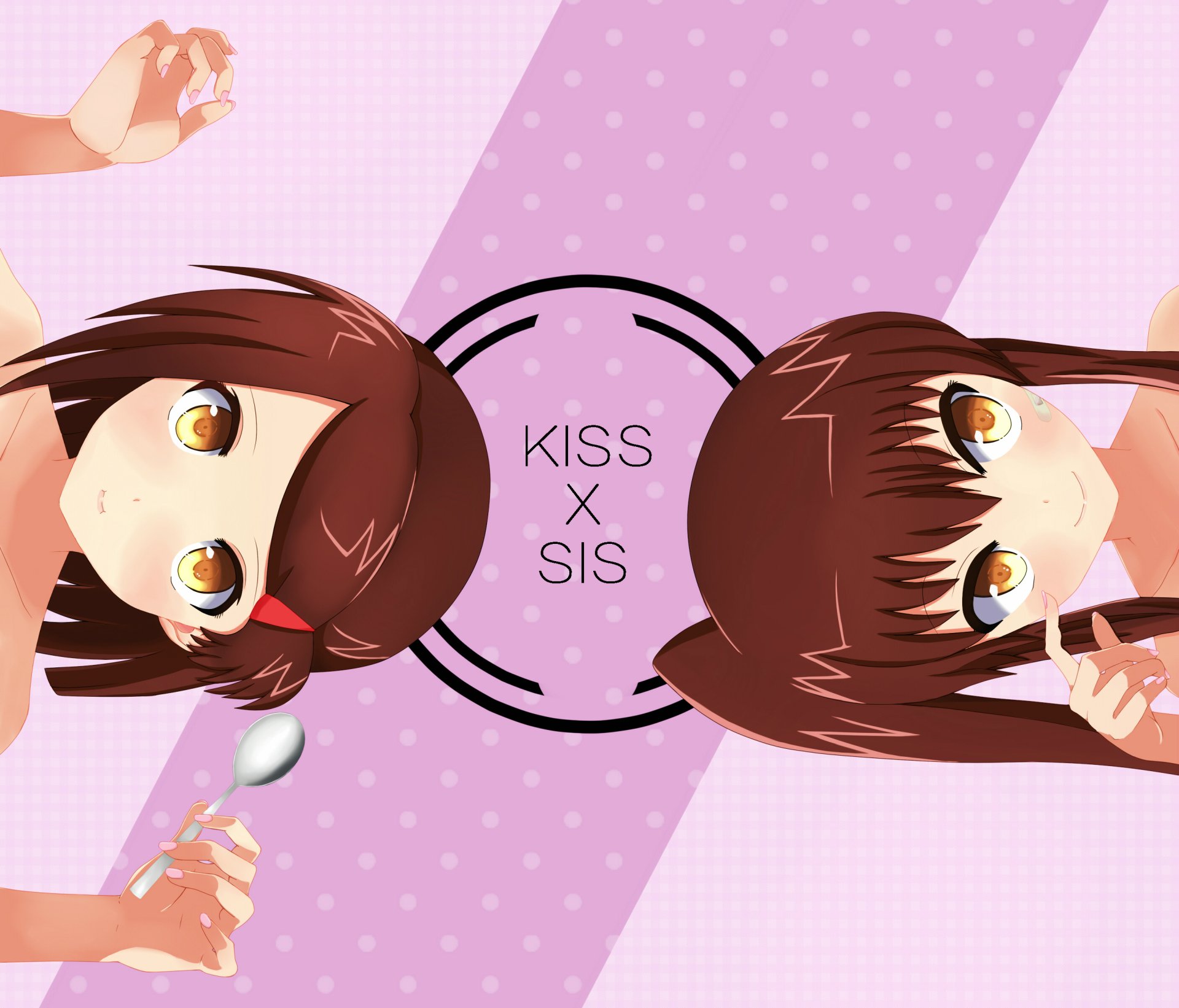 Download Ako Suminoe Riko Suminoe Anime KissXSis HD Wallpaper by D10C2