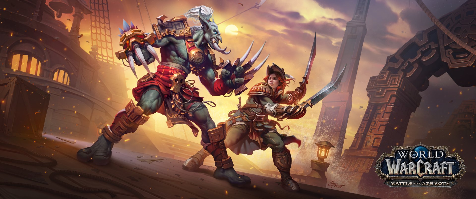 World Of Warcraft Battle For Azeroth Download Download Video Game World Of Warcraft: Battle For Azeroth HD Wallpaper
