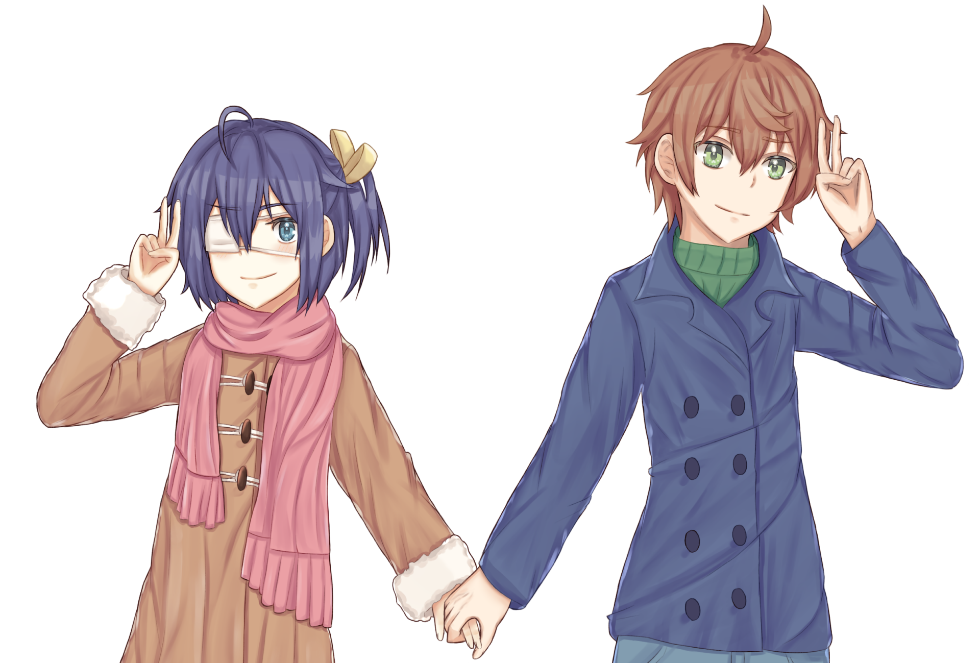 Download Rikka Takanashi Yūta Togashi Anime Love Chunibyo & Other Delusions HD Wallpaper by Aarc0456