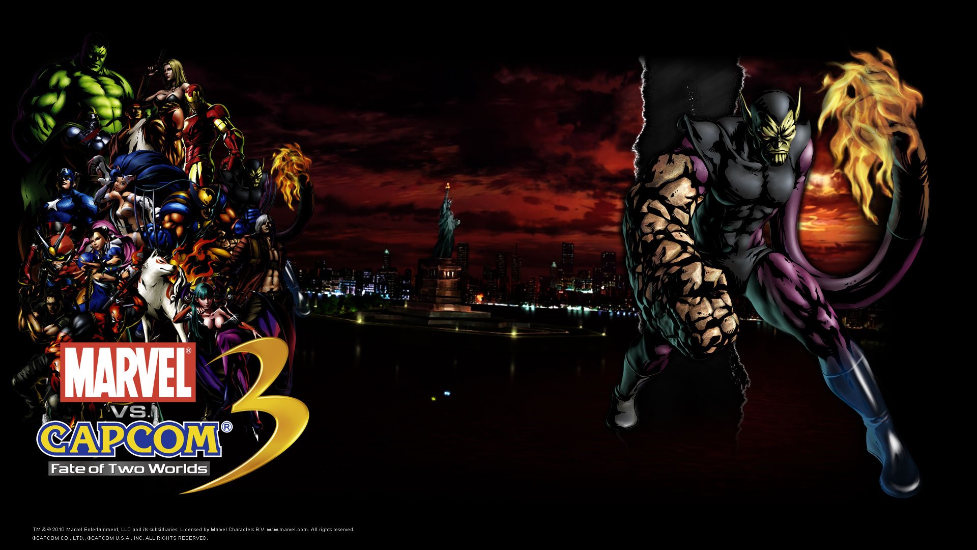 Download Amaterasu Wolverine Iron Man Hulk Captain America Marvel Vs. Capcom Video Game Marvel Vs. Capcom 3: Fate Of Two Worlds HD Wallpaper