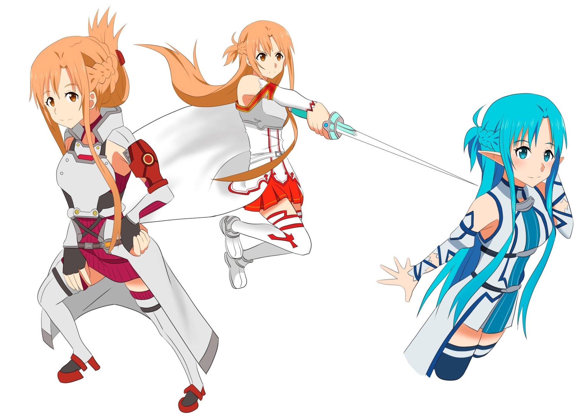Download Asuna Yuuki Anime Sword Art Online HD Wallpaper by ハリネズミ 新刊委託中