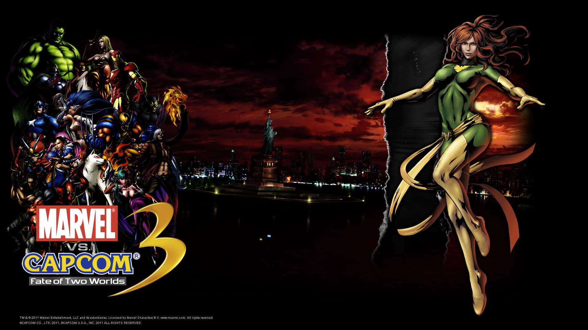 Download Amaterasu Iron Man Captain America Wolverine Hulk Marvel Vs. Capcom Video Game Marvel Vs. Capcom 3: Fate Of Two Worlds HD Wallpaper