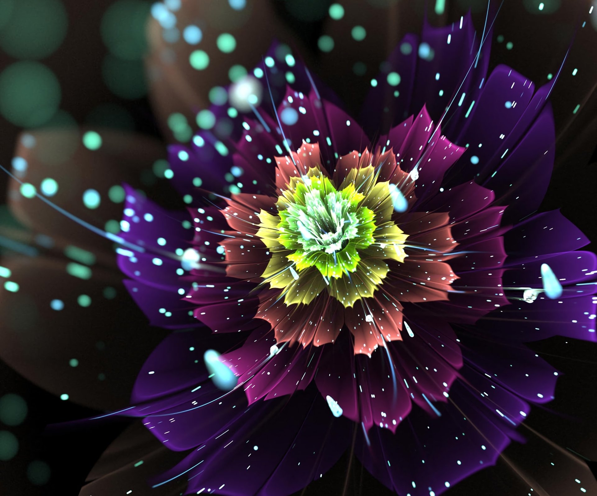 Download Colors Artistic Flower HD Wallpaper by SuicideBySafetyPin