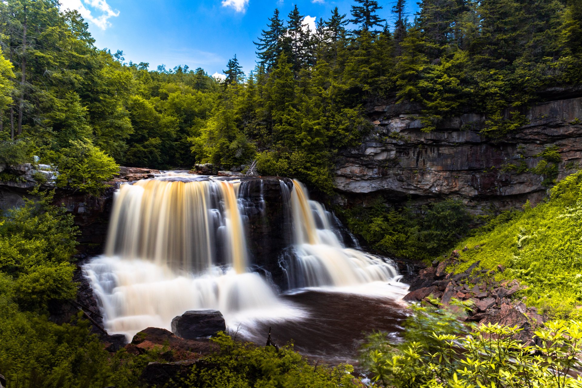 Download River Nature Waterfall 4k Ultra HD Wallpaper | 4268x2845 ...
