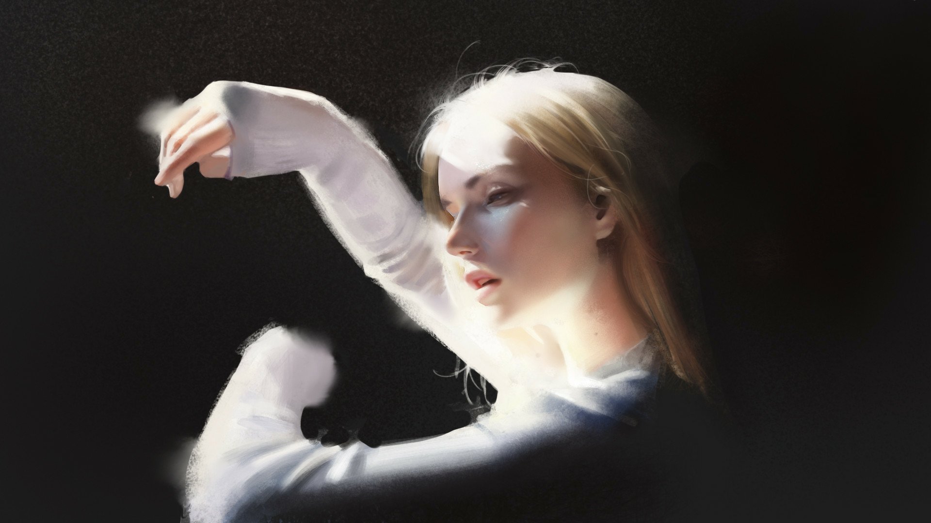 Download Woman Artistic HD Wallpaper by Chen Zhan