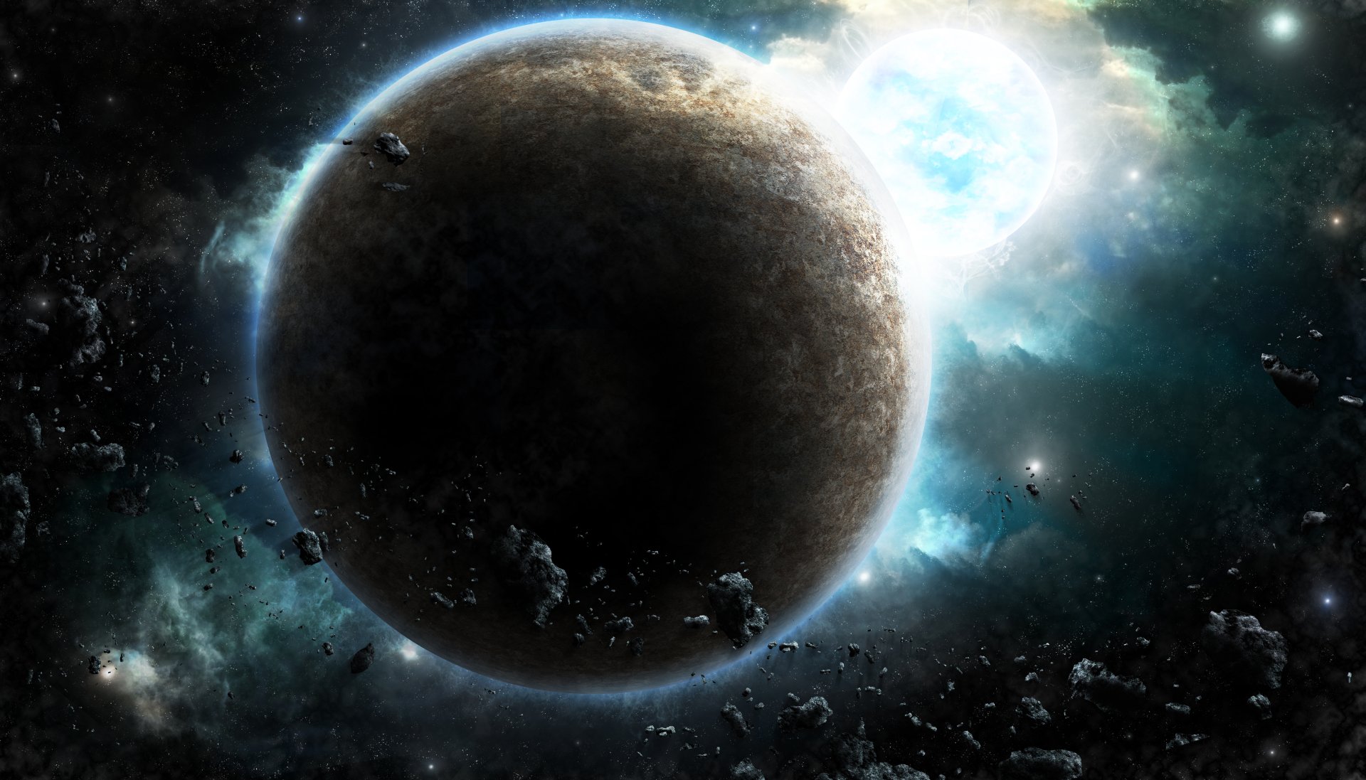 Sci Fi Planet 8k Ultra HD Wallpaper by Luke Taylor