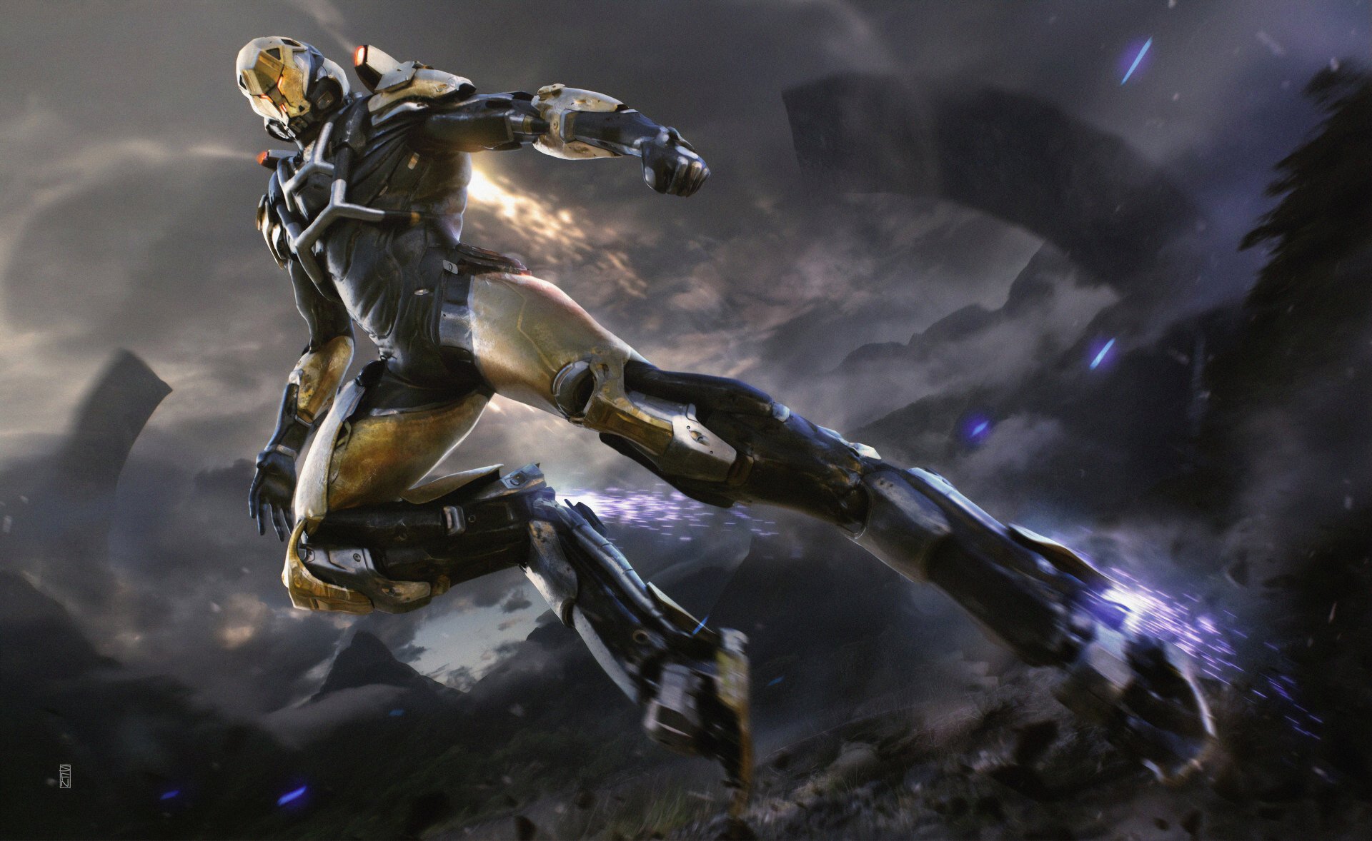 Download Warrior Anthem (Video Game) Video Game Anthem 4k Ultra HD Wallpaper by Soufiane Idrassi