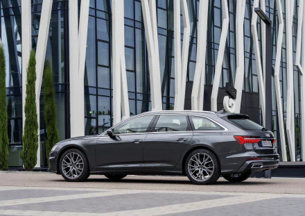 silver car car Audi vehicle Audi A6 Avant HD Desktop Wallpaper | Background Image