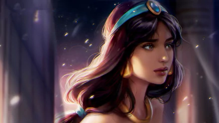 Princess Jasmine movie Aladdin (1992) HD Desktop Wallpaper | Background Image
