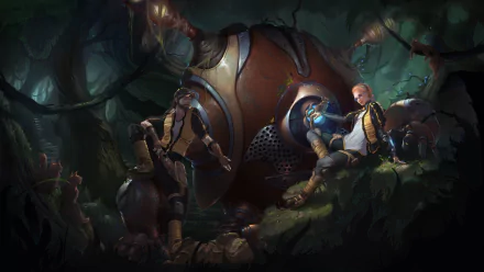 squirrel robot Sci Fi people HD Desktop Wallpaper | Background Image