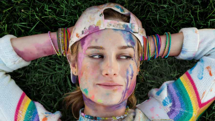 American colors cap actress Brie Larson movie Unicorn Store HD Desktop Wallpaper | Background Image