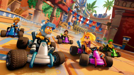 video game Crash Team Racing HD Desktop Wallpaper | Background Image