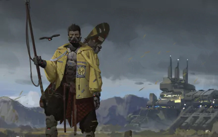 Sci Fi warrior HD Desktop Wallpaper | Background Image