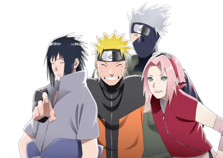 Kakashi Hatake Sasuke Uchiha Sakura Haruno Naruto Uzumaki Anime Naruto Naruto & Sasuke HD Desktop Wallpaper | Background Image