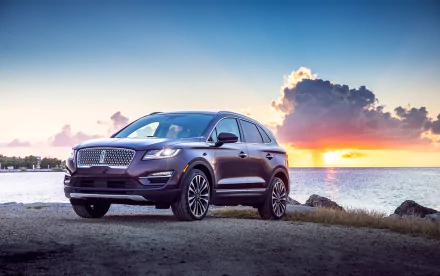 crossover car compact car SUV purple car car Lincoln vehicle Lincoln MKC HD Desktop Wallpaper | Background Image