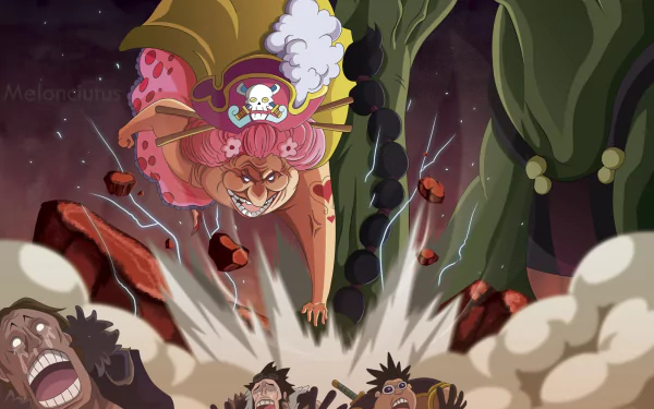 Queen (One Piece) Charlotte Linlin Anime One Piece HD Desktop Wallpaper | Background Image