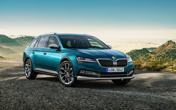 car Skoda vehicle Skoda Superb Scout HD Desktop Wallpaper | Background Image