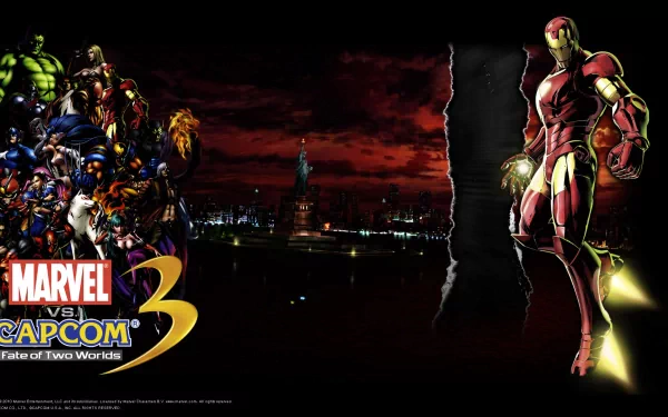 Wolverine Iron Man Hulk Captain America Amaterasu Marvel vs. Capcom video game Marvel vs. Capcom 3: Fate of Two Worlds HD Desktop Wallpaper | Background Image
