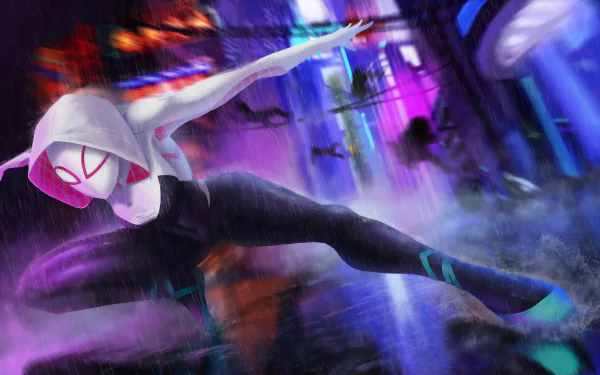 Comic Gwen Stacy HD Desktop Wallpaper | Background Image