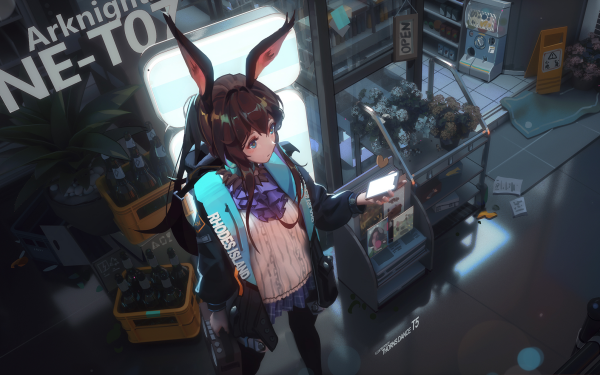 Anime Girl Amiya HD Wallpaper | Background Image