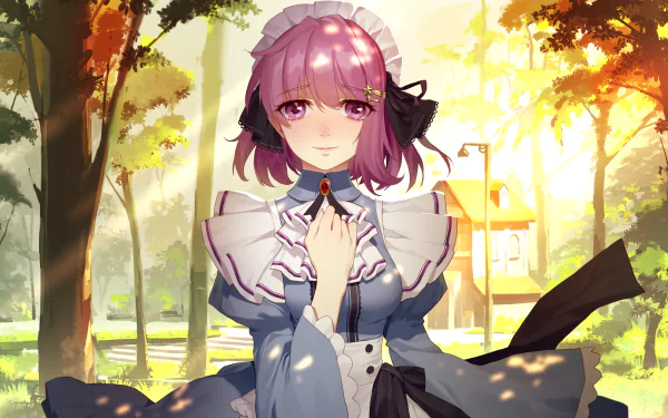 Anime Romantic Saga of Beauty & Devil HD Desktop Wallpaper | Background Image