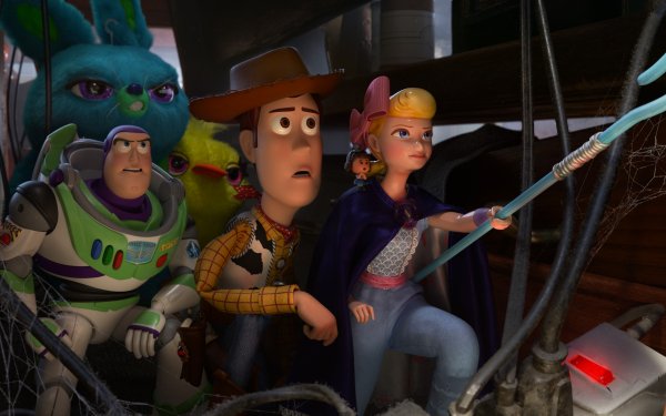 Movie Toy Story 4 Woody Buzz Lightyear Bo Peep Bunny Ducky HD Wallpaper | Background Image