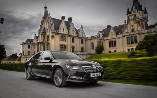 silver car car Skoda vehicle Skoda Superb HD Desktop Wallpaper | Background Image