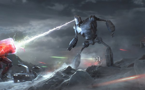 Movie Ready Player One Battle Robot The Iron Giant HD Wallpaper | Background Image