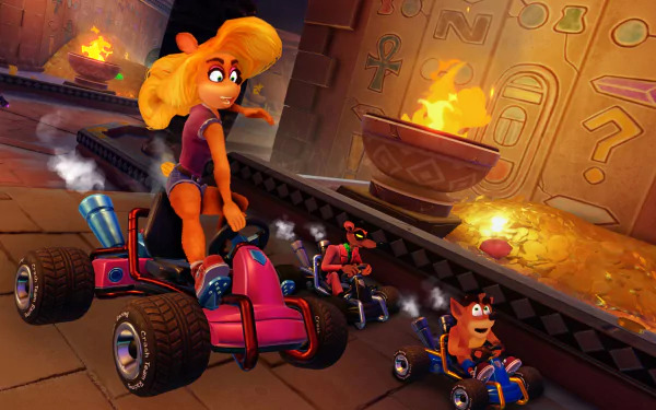 video game Crash Team Racing HD Desktop Wallpaper | Background Image