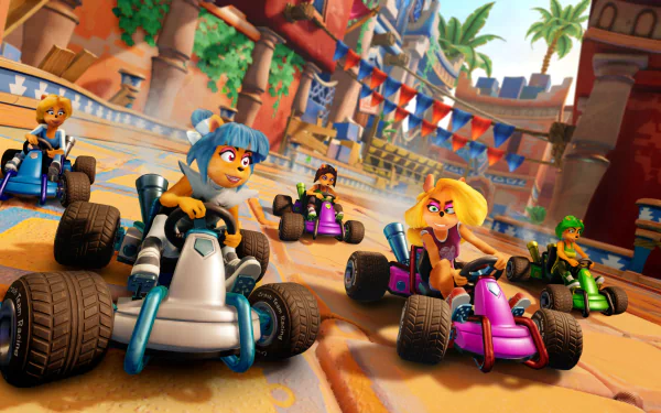 video game Crash Team Racing HD Desktop Wallpaper | Background Image