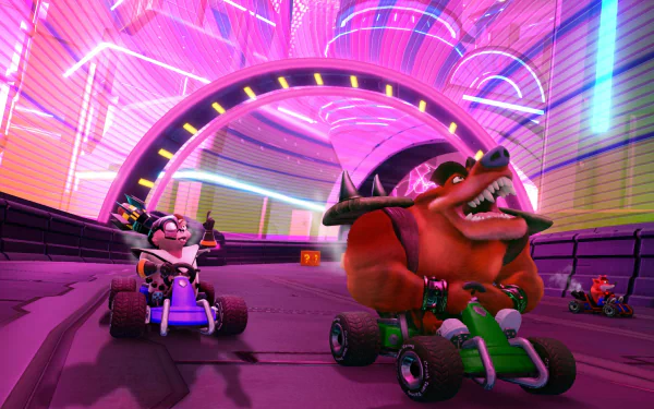 video game Crash Team Racing HD Desktop Wallpaper | Background Image