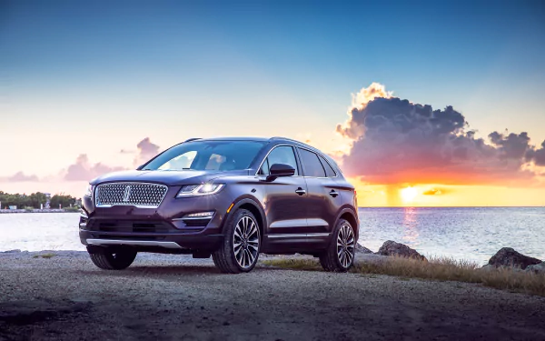 crossover car compact car SUV purple car car Lincoln vehicle Lincoln MKC HD Desktop Wallpaper | Background Image