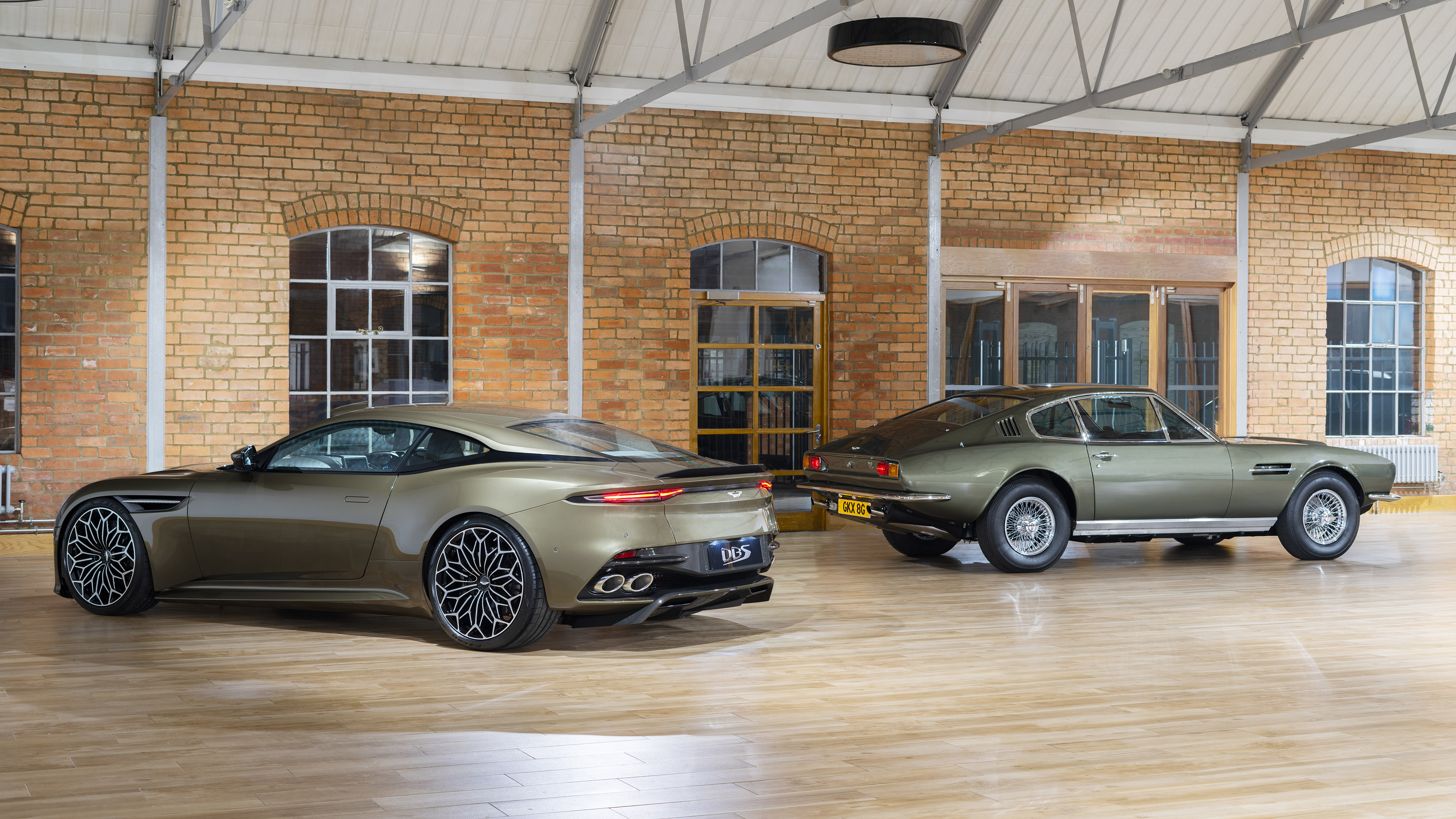 2019 Aston Martin DBS Superleggera OHMSS Edition & 1969 Aston Martin DBS