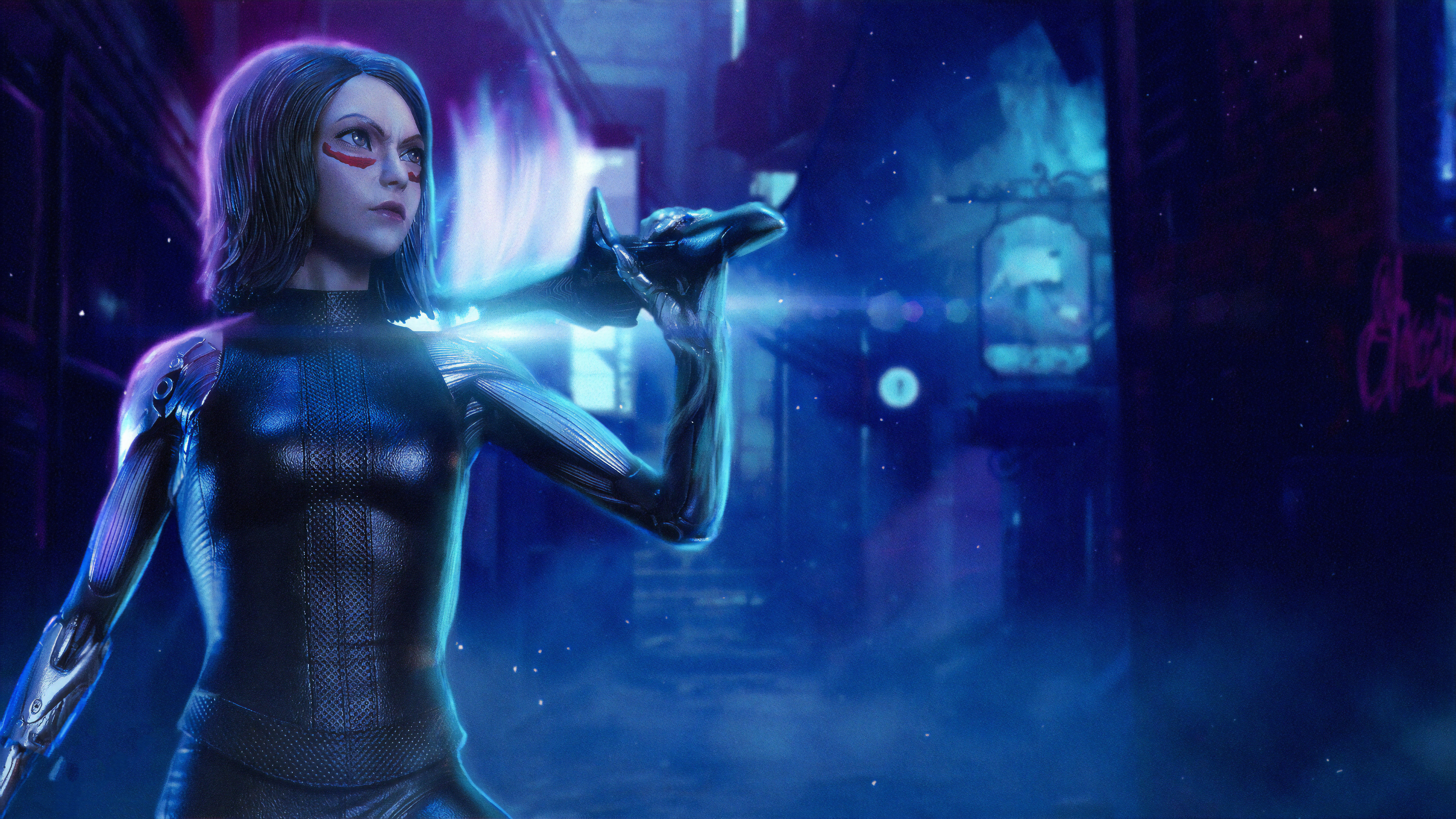 Alita Battle Angel 4k Ultra Hd Wallpaper Background Image