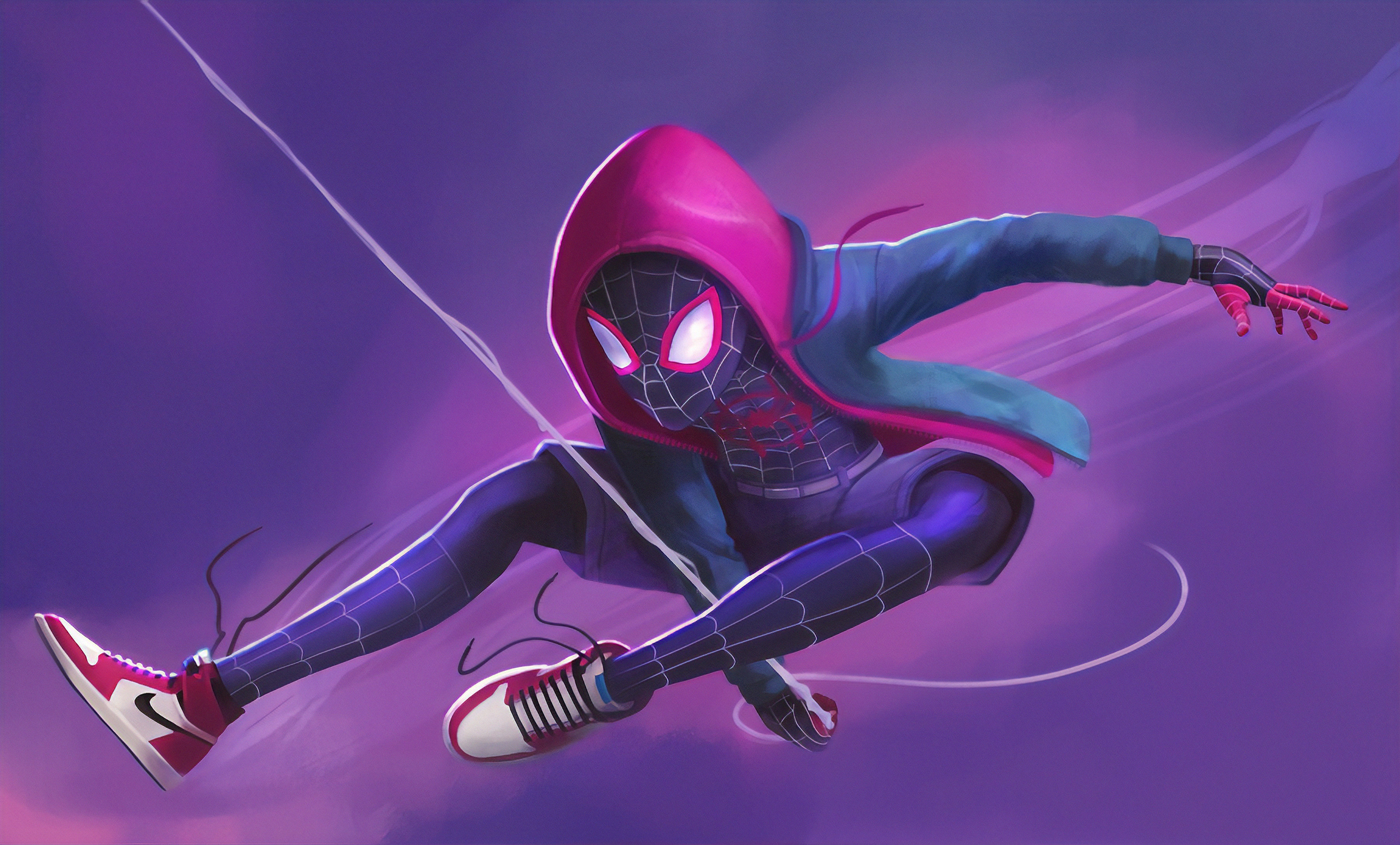 Movie Spider Man Into The Spider Verse Hd Wallpaper By Murashi